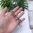 thumbnail image 4 of Correa de cadena metálica para mujer con hebillas, accesorios de repuesto para bolso de mano, bandolera o cartera, color plata., 4 of 7