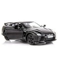 thumbnail image 1 of Bdtctk 1/36 Escala Gtr R35 Supercar Modelo Juguete Aleación De Zinc Diecast Pull Back Vehículos Juguetes Para Niños Para 4 5 6 Años Niño Niña Regalo (Negro), 1 of 5