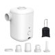 thumbnail image 4 of Bomba de aire portátil pequeña con batería de 1300 mAh, recargable por USB, para inflar y desinflar flotadores de piscina, colchones, bolsas de almacenamiento al vacío., 4 of 9