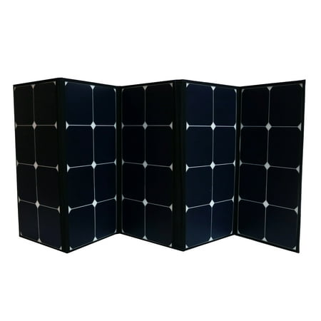 120 Watt Portable Foldable Solar Panel with Built-in Carrying Case