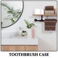 thumbnail image 4 of GOOHOCHY Estuche de viaje para cepillos de dientes con fundas, soporte de plástico para cepillos de dientes para baño, caja portátil para cepillos de dientes para viajar., 4 of 8