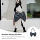 thumbnail image 5 of bolso bandolera de lona de gran capacidad con lazo para el hombro., 5 of 5