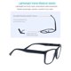 thumbnail image 4 of Gafas de lectura OLOMEE de gran tamaño, cuadradas, 2,00, negras, paquete de 4, 4 of 7