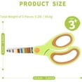 thumbnail image 2 of 3 Pcs Kids Scissors with Patterned Children Scissors, Safety Children Craft Scissors, 2 of 5