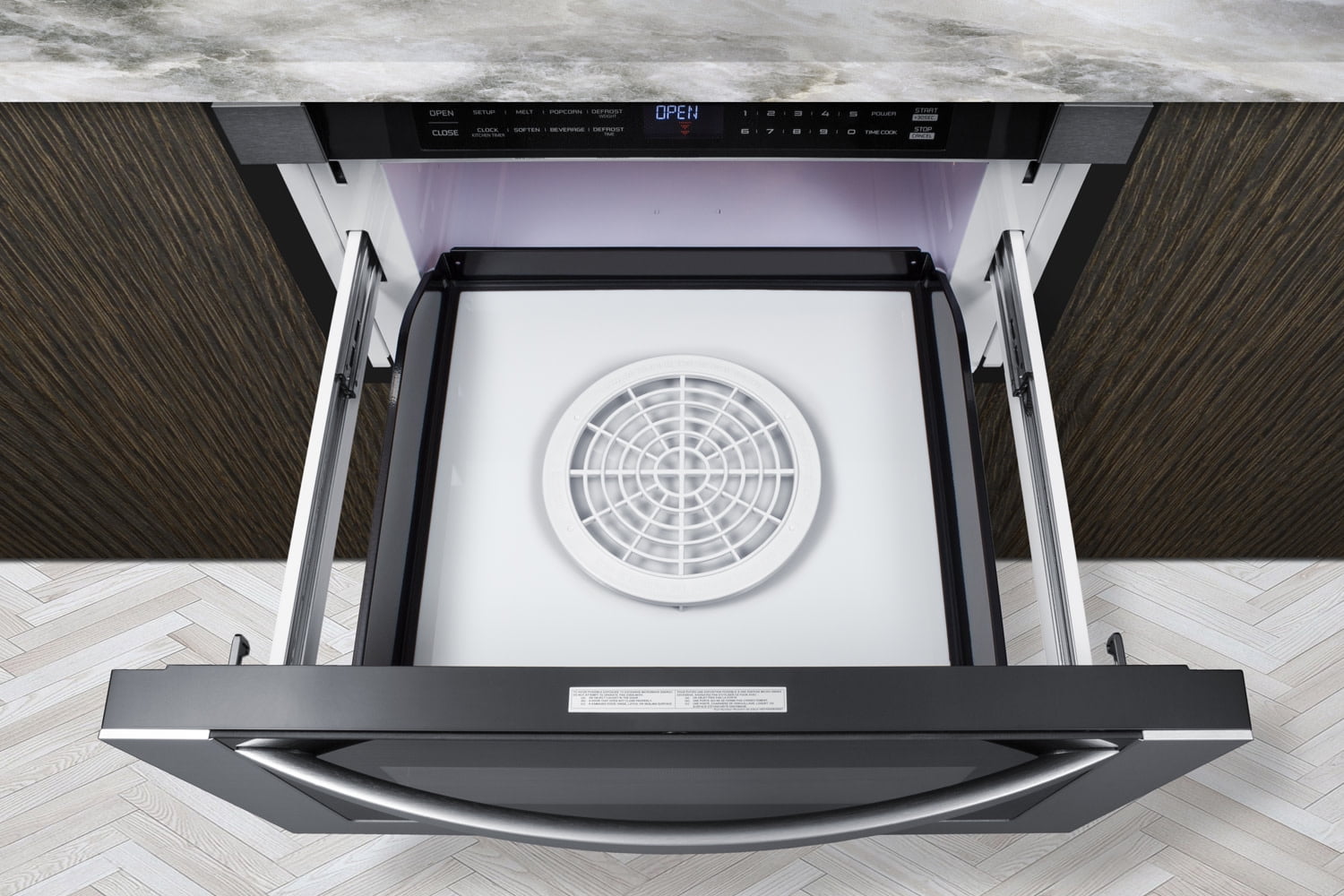 24" Wide Built-In Drawer Microwave