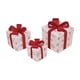 thumbnail image 3 of Cajas navideñas iluminadas con control remoto, juego de 3, decoración LED para exteriores, ideales para regalos y decoración de jardín., 3 of 6