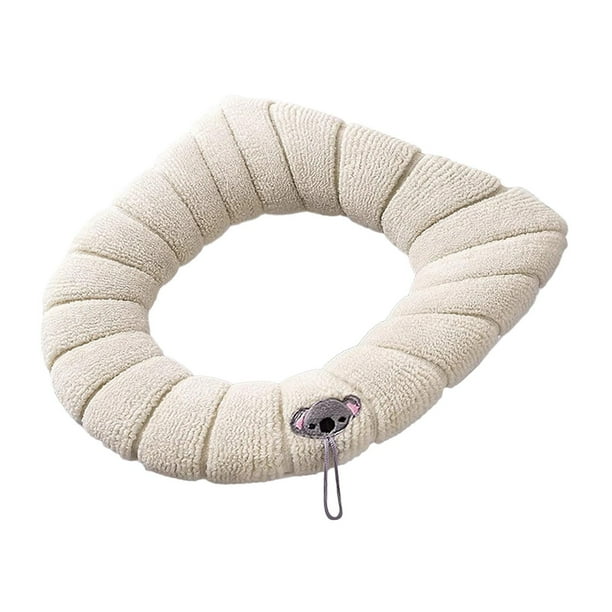 Cojín para asiento de inodoro Macarena Acrílico Beige 39 cm x 37 cm
