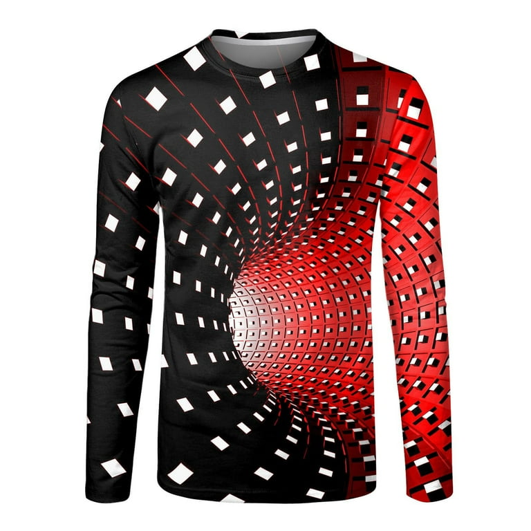 Long Sleeve Printed Round Neck T-Shirt Long Sleeve Printed Round Neck T-Shirt