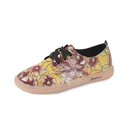 

Fisherman S Shoes Women S Four Seasons Casual Shoes Flat Sneakers Flower Soft Sole Loafers Sandals