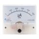 thumbnail image 1 of Amperímetro de corriente analógica Yotijar Medidor de amperios analógico de CC 0-500uA, 1 of 10