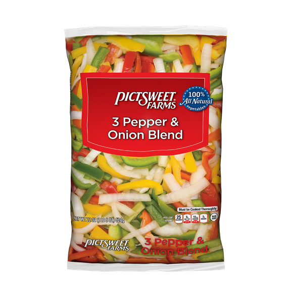 Pictsweet Farms 3 Pepper & Onion Blend, Frozen, 22 oz
