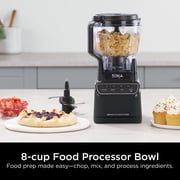 Ninja Grand Kitchen System 72-Oz Blender, 4 Presets, Smoothie, Chop, Dough, 3 Speeds, 1200W, KS500WMBK Black