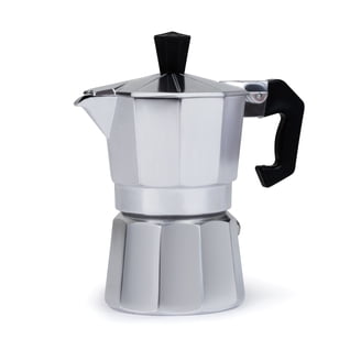 JS Gourmet 6 Cup Aluminum Moka Pot Espresso Coffee Maker with