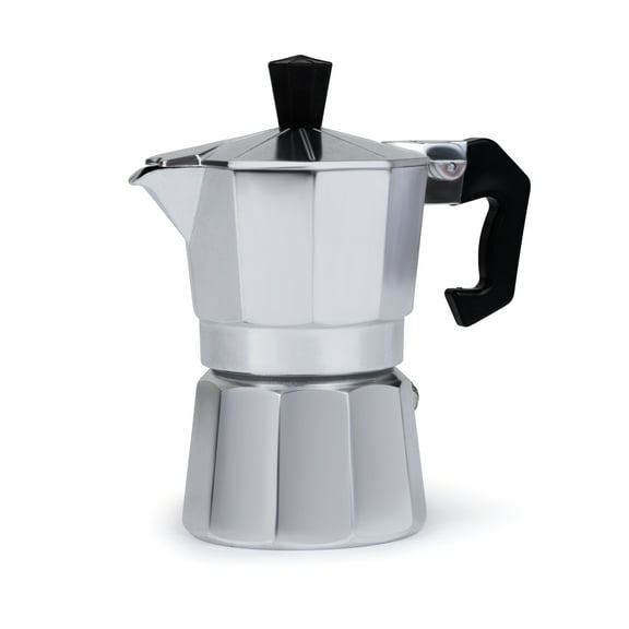 1 Cup Espresso Coffee Maker – Durable Aluminum, Fast Brewing, Sleek Design