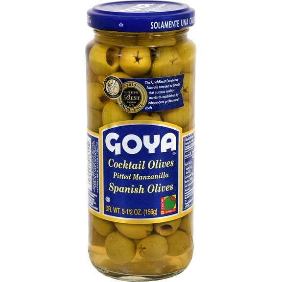 Pack of 2 - Goya Foods Cocktail Pitted Olives, 5.5 Oz
