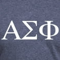 thumbnail image 3 of CafePress - Alpha Sigma Phi Greek Letters White T Shirt - Mens Tri-blend T-Shirt, 3 of 4