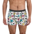 thumbnail image 2 of Goofa Turtle Printed Men's Boxer Briefs Underwear, Moisture-Wicking Underwear, Trunk,Soft and Breathable Cotton Underwear-Large, 2 of 9