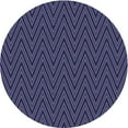 thumbnail image 1 of Ahgly Company Machine Washable Indoor Square Transitional Night Blue Area Rugs, 3' Square, 1 of 7