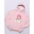 thumbnail image 3 of Anime Schoolgirl Idea Hoodie Women -Image by Shutterstock, Female 4X-Large, 3 of 4