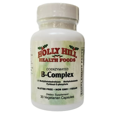 Holly Hill Health Foods Coenzymated B-Complex, 30 Vegetarian Capsules