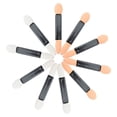 thumbnail image 1 of 50 esponjas aplicadoras de sombra de ojos de doble cara, brochas portátiles para sombra de ojos, herramienta de maquillaje para mujeres y niñas., 1 of 7