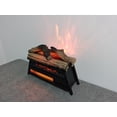 thumbnail image 4 of DUOSONG 23 Inch Electric Fireplace 3D Log Set Insert, Infrared Fireplace Heater For Indoor Antique Black Tempered Glass+Sheet Metal Furniture Primary Living Space Indoor Fireplaces & Accessories, 4 of 10