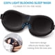 thumbnail image 3 of Paquete de 3 antifaz para dormir, antifaz 3D contorneado 100 % opaco mejorado para dormir con correa ajustable, venda nocturna cómoda y suave para mujeres y hombres, parasoles para viajes/siestas Adepaton WRMH-1073-2, 3 of 7