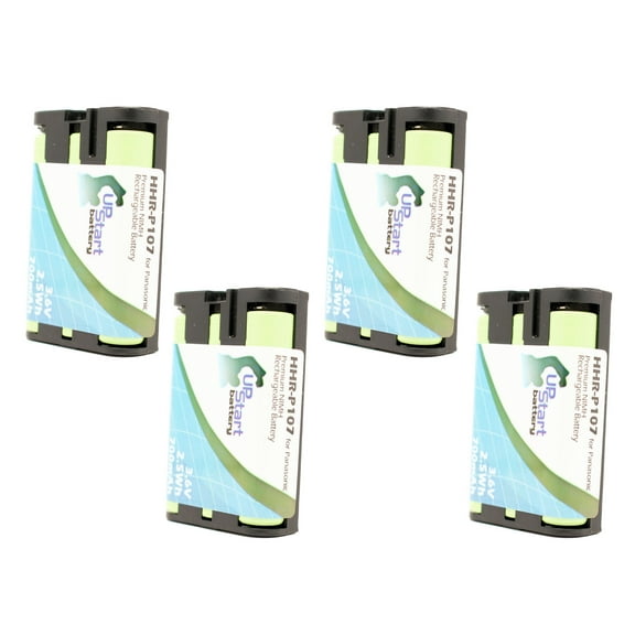 4x Pack - UpStart Battery RadioShack 43-189 Battery - Replacement for RadioShack Cordless Phone Battery (700mAh, 3.6V, NI-MH)