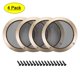 thumbnail image 1 of Uxcell 4 pcs 6.5" Rejilla de altavoz con distancia diagonal del agujero de montaje Protector de subwoofer, 1 of 5