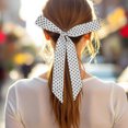 thumbnail image 2 of Unique Bargains 1 Pc Scarf Headband Fashion Printed Pattern Neck Scarf for Women White, 2 of 5