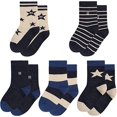thumbnail image 6 of Boys Socks,Athletic Socks for boy 4-12 Years,Pack of 5 Pairs Dress socks, 6 of 6