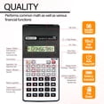 thumbnail image 2 of BAZIC Products Pocket Size Calculator, 8-Digit, Flip Cover, LCD Display, Black, 2 of 7