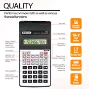 BAZIC Products Pocket Size Calculator, 8-Digit, Flip Cover, LCD Display, Black