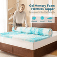thumbnail image 3 of Mattress Topper Queen - 2 Inch Gel Memory Foam Mattress Topper Queen Size for Back Pain, CertiPUR-US Certified, 3 of 6
