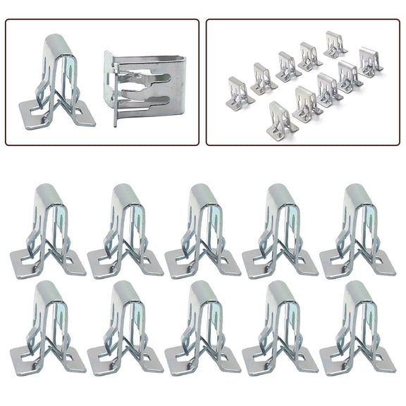 10PCS Metal Retainer Clip Console Dashboard Fixed Buckle Car Interior