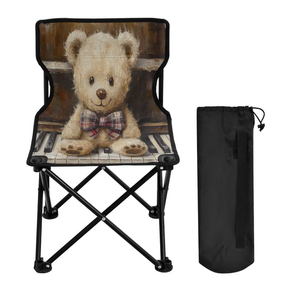 YAZAOO Camping Chairs Modern Harmony in Furry Form Pattern Folding chair