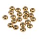 thumbnail image 5 of Cuentas espaciadoras redondas suaves, 20 piezas espaciadoras de acero inoxidable, accesorios de pulsera DIY, accesorios para hacer joyas, diseño aerodinámico, 5 of 12