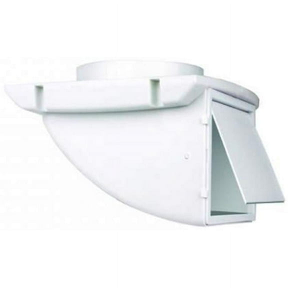 4 in. Soffit Dryer Vent Cap, White