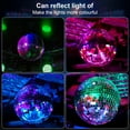 thumbnail image 6 of Cixusio 12/16/20-Inch Disco Ball/USB Powered Disco Ball,– Large Mirror Ball Hanging Party Disco Ball Decor for Christmas, Weddings, Events, and Dance Parties,Silver-20 in, 6 of 16