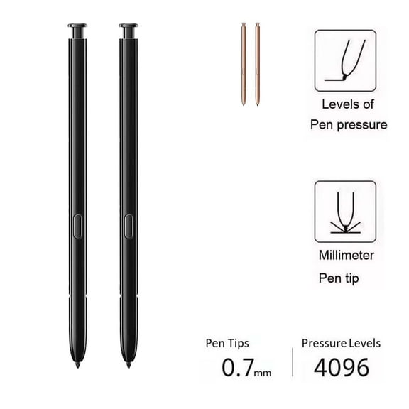 2 Pack Mystic Black Note 20 Ultra Stylus Pen for Samsung Galaxy Note 20 Plus S Pen Compatible with Samsung Galaxy Note 20/ Note 20 Ultra All Carriers（2 Pack Mystic Black）