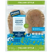 PERDUE Perfect Portions Boneless Skinless Chicken Breast Italian Style, 1.5 lbs