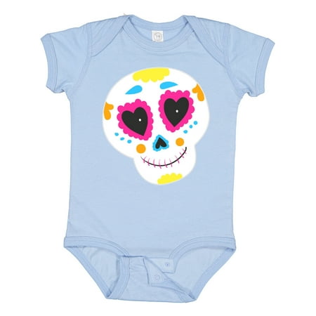 

Inktastic Decorated Skull Gift Baby Boy or Baby Girl Bodysuit