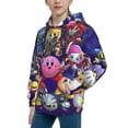 thumbnail image 4 of Youth Kirby Hoodies 3d Print Pullover Hooded Sweatshirt With Pocket For Boys Girls, 4 of 7