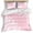 Pink, variant on 3 Piece Coral Orange Duvet Cover Set California King,Microfiber Comforter/Quilt Cover with Corner Ties and 2 Pillowcases,Coastal White Ocean Marine Nautical Beach Soft Bedding with Zipper Closure