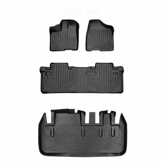 Fit For Toyota Sienna 2011-2012 Custom Fit Floor Mats 2 Rows & Cargo Liner