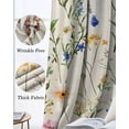 thumbnail image 3 of Vintage Floral Blossom Blackout Curtains for Bedroom Living Room Darkening Curtains 90 Inch Spring Summer Rustic Botanical Black Out Window Curtain Privacy Window Treatment Grommet Drapes 52"x90"x2, 3 of 9
