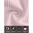 thumbnail image 7 of Pink Striped Cloth Napkins Set of 4 Reusable Dinner Napkins, Modern Simple Farmhouse Beige Vintage Cocktail Napkin Washable Table Napkins for Wedding/Holiday Party/Baby Shower 20"x20", 7 of 7