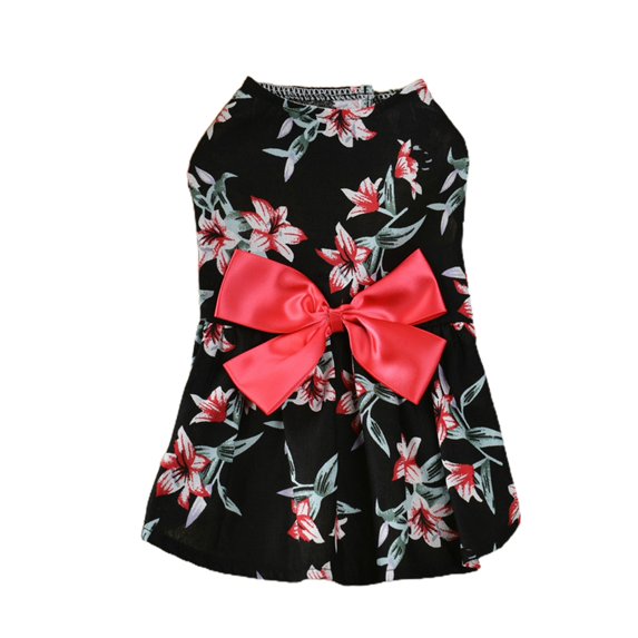 Bobasndm Durable Dog Dress Bowknot Design for Summer Nice-looking