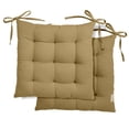 thumbnail image 1 of Vargottam Set of 2 Comfortable Chair Pads Seat Cushion with Full-Length Ties for Non-Slip Support Polyester Filling for Dining | Office | Kitchen Reduces Pressure & Washable, 1 of 9