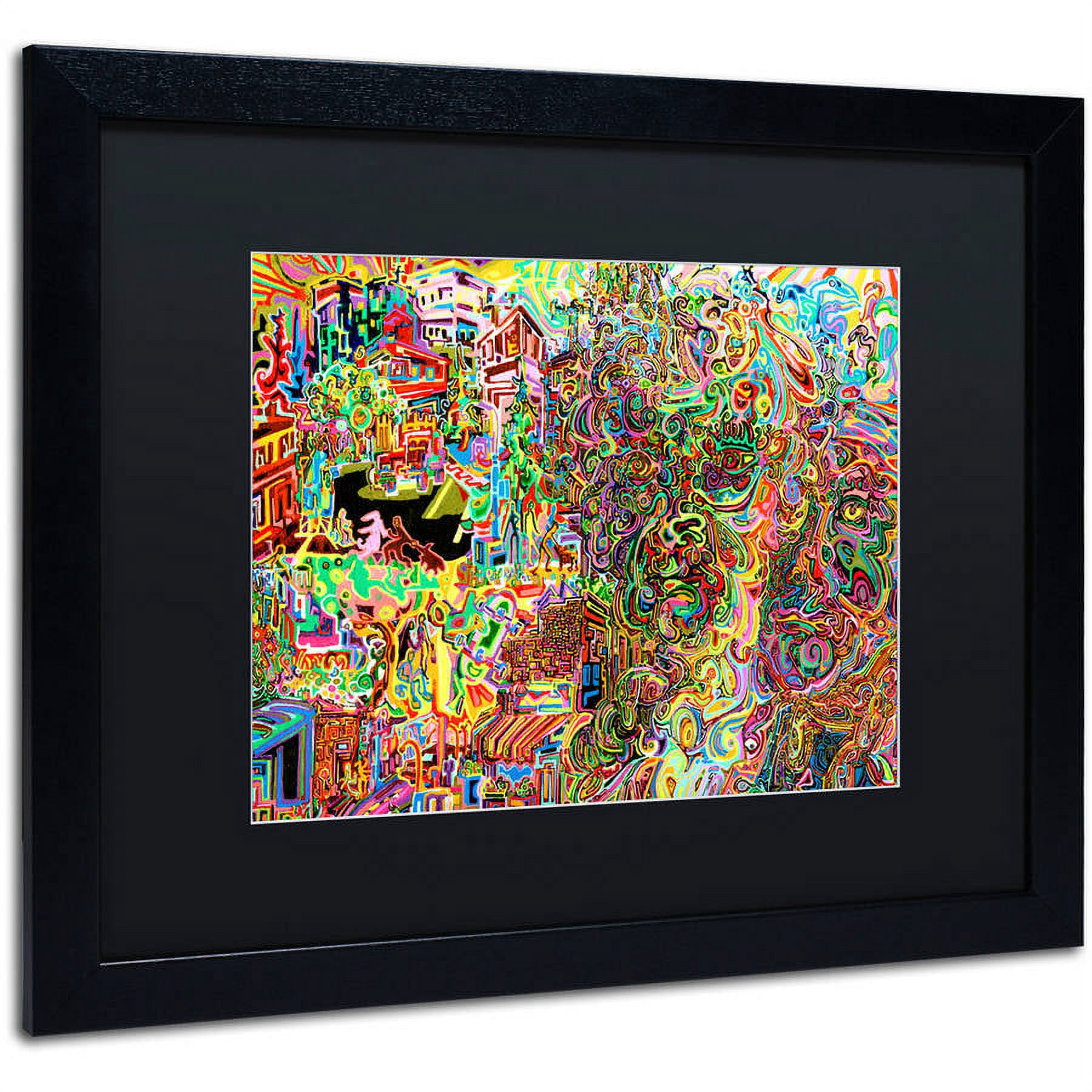 Trademark Fine Art "Scenes Of Vancouver" Canvas Art by Josh Byer, Black Matte, Black Frame